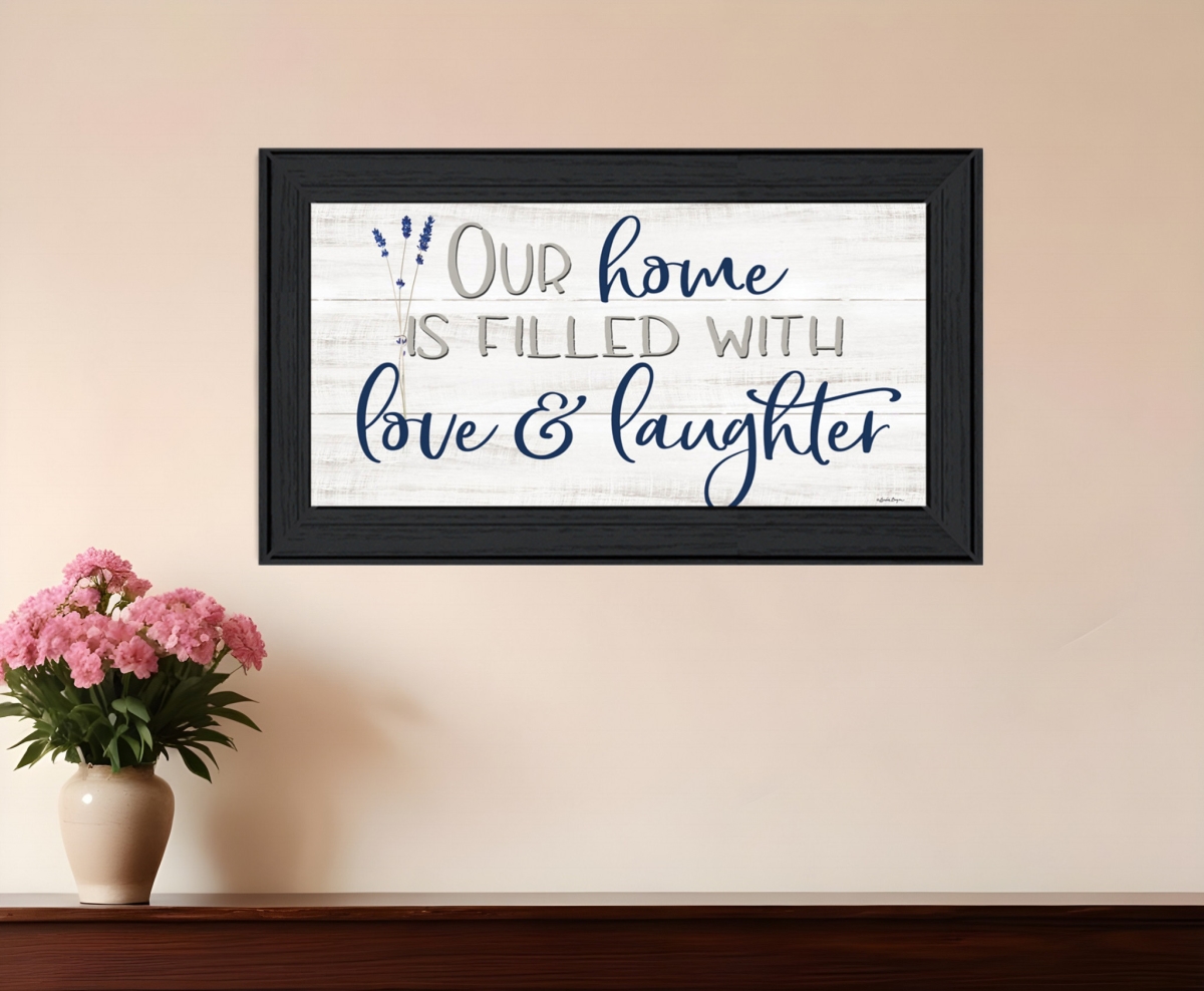 529661 Our Home Black Framed Print Wall Art