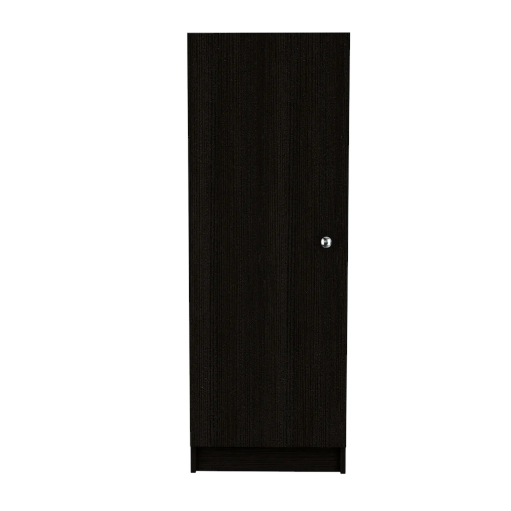 477654 47 in. Black Wood Pantry Or Storage Closet