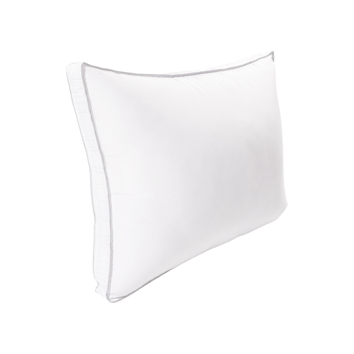 Picture of HomeRoots 526444 Microfiber Down Alternative Medium Hypoallergenic Standard Size Bed Pillows - Set of 2