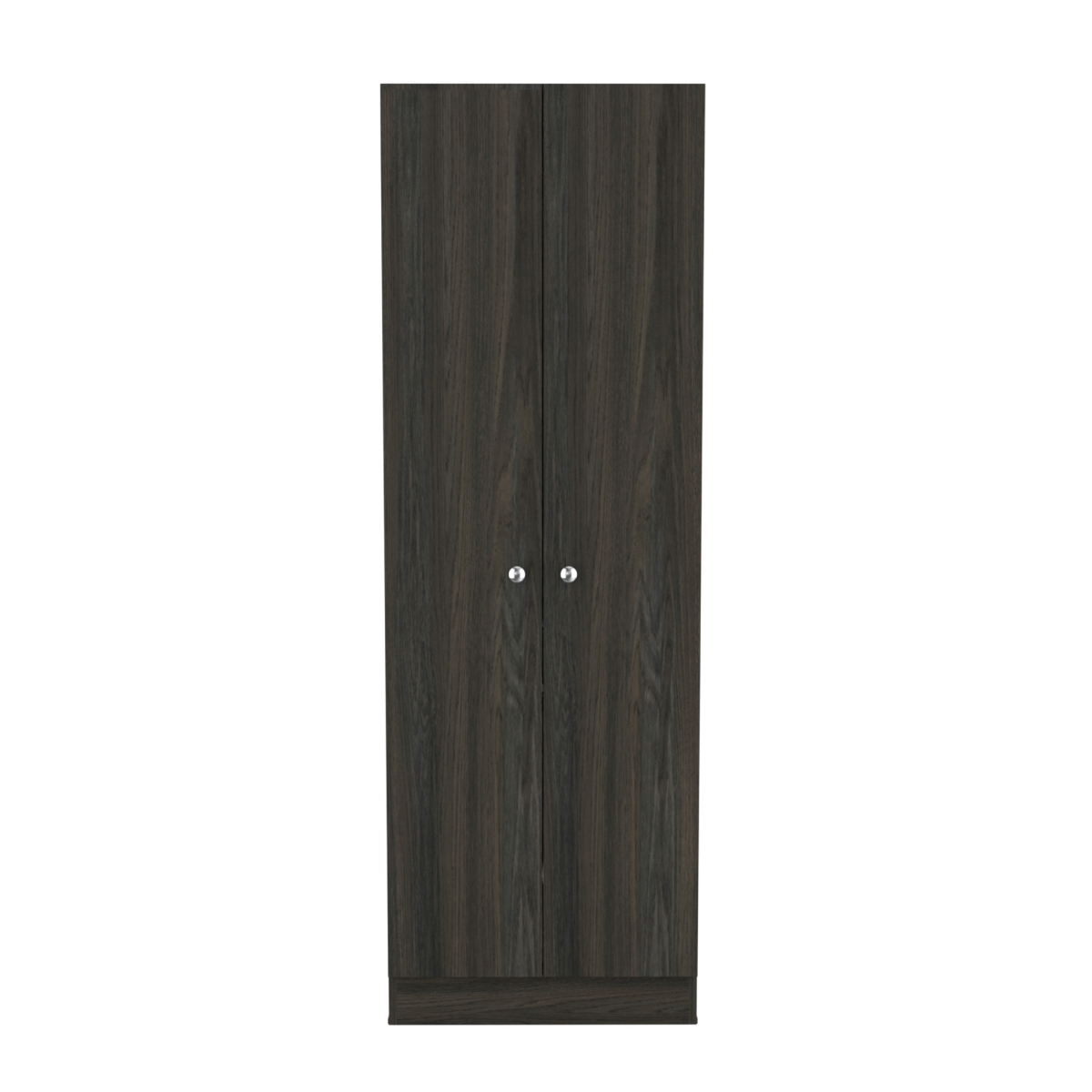 477592 71 in. Dark Brown Wood Pantry Or Storage Closet