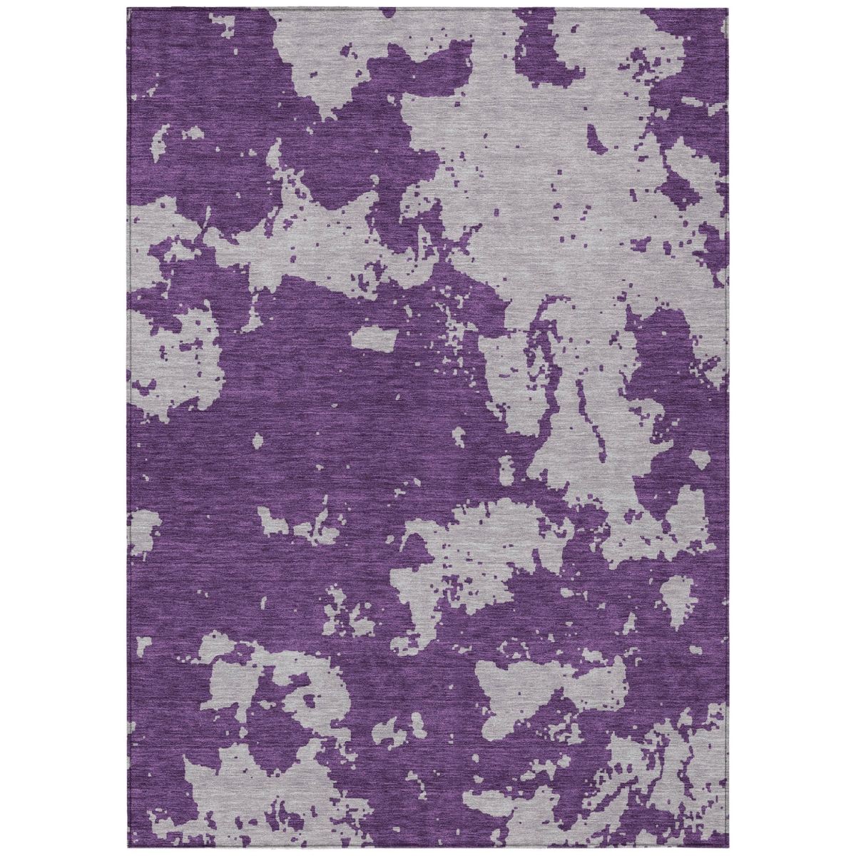 593371 10 x 14 ft. Purple & Lavender Abstract Washable Indoor & Outdoor Rectangle Area Rug