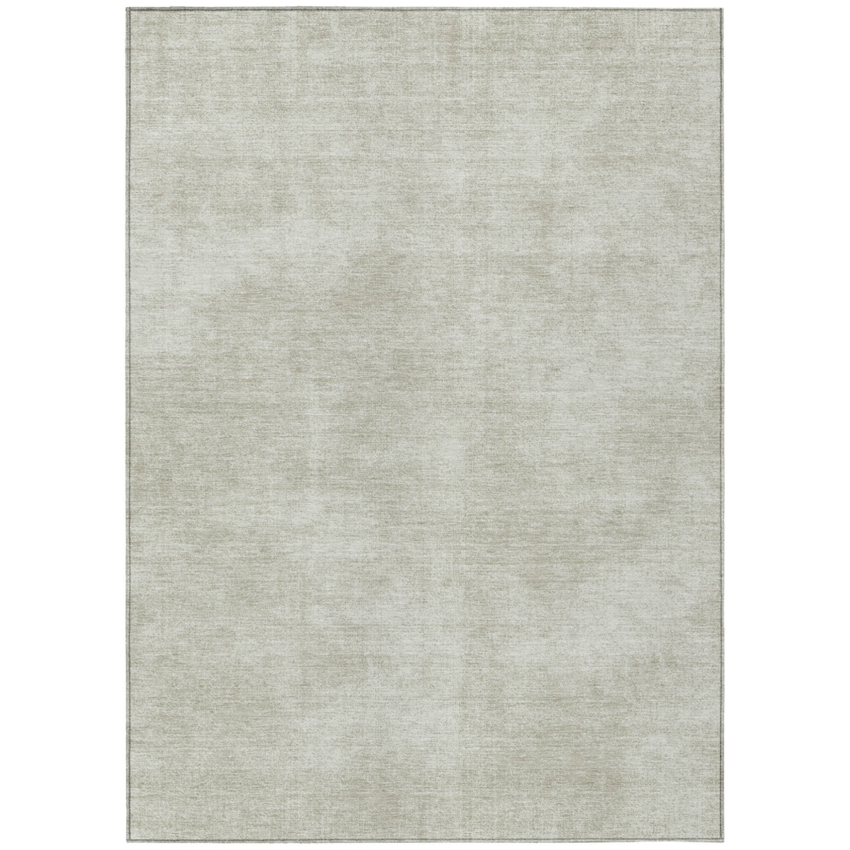 598797 8 x 10 ft. Beige Washable Indoor & Outdoor Rectangle Area Rug