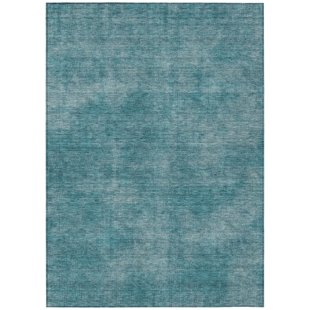 598861 5 x 8 ft. Teal Blue Washable Indoor & Outdoor Rectangle Area Rug
