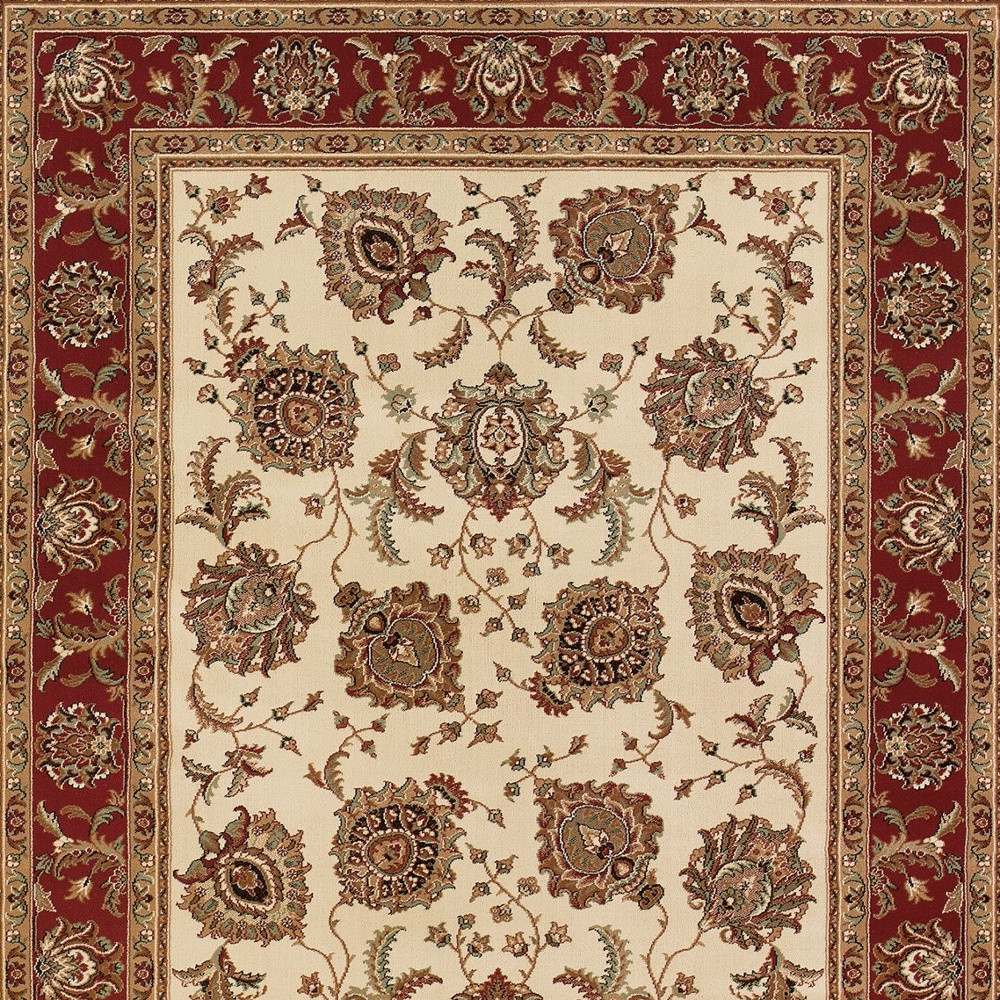 574330 10 x 13 ft. Ivory Oriental Rectangle Traditional Area Rug