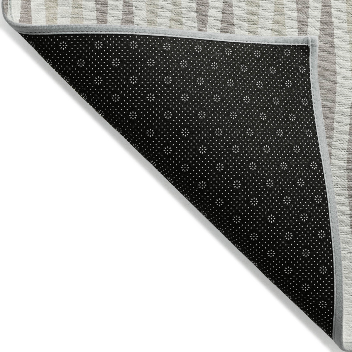 591896 10 x 14 ft. Ivory, Brown & Beige Geometric Washable Indoor & Outdoor Rectangle Area Rug