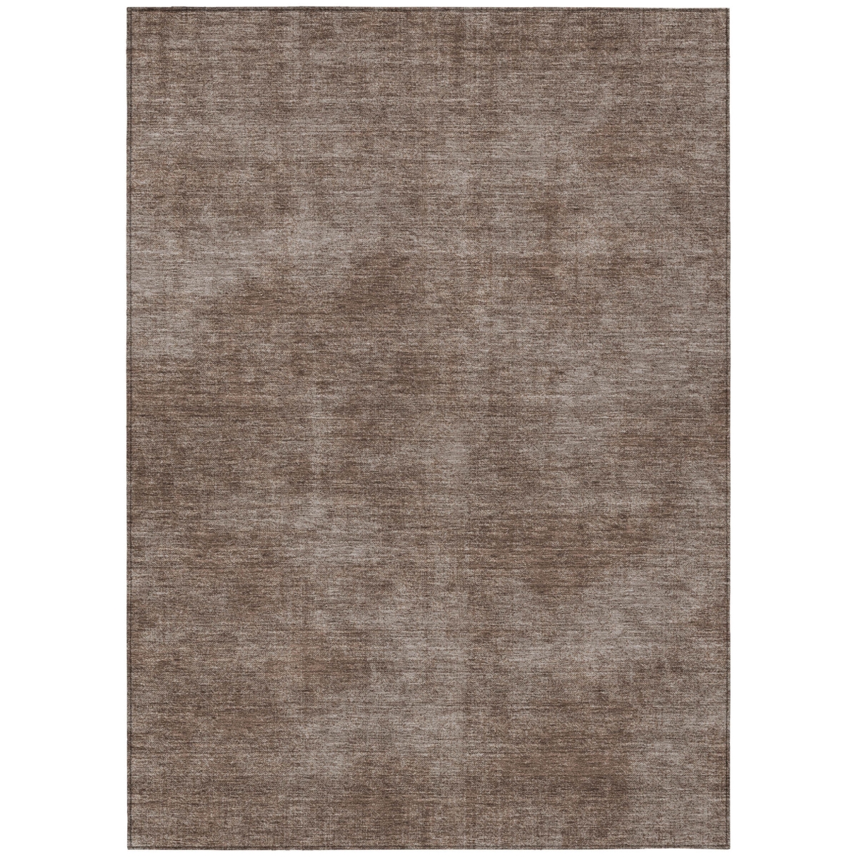 598803 8 x 10 ft. Brown Washable Indoor & Outdoor Rectangle Area Rug