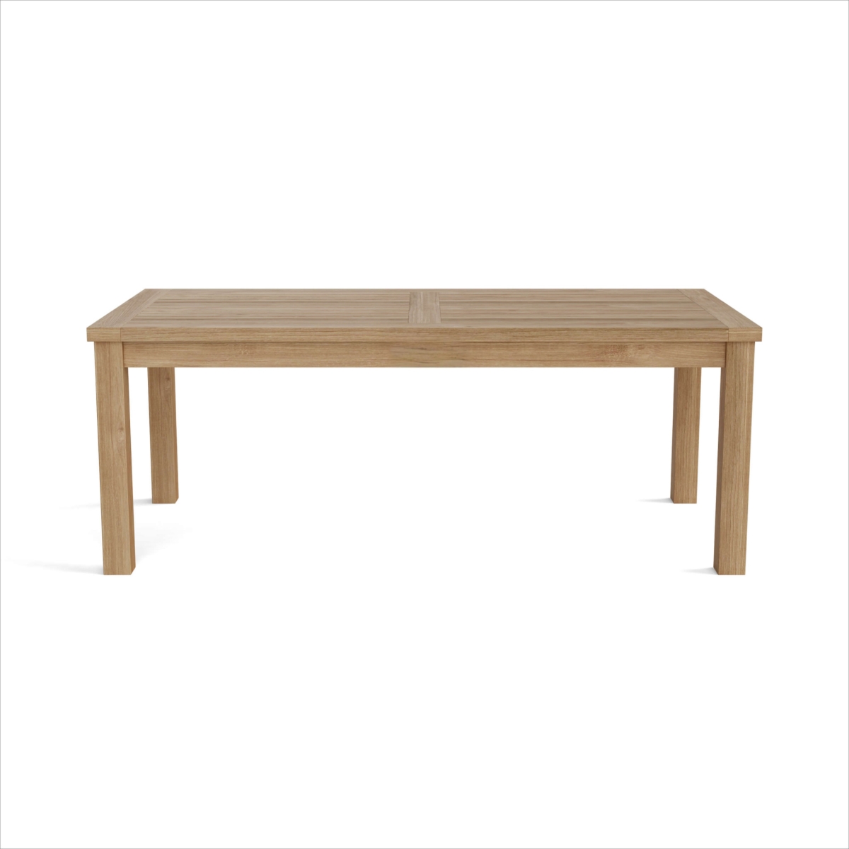 554929 47 in. Natural Solid Wood Outdoor Coffee Table
