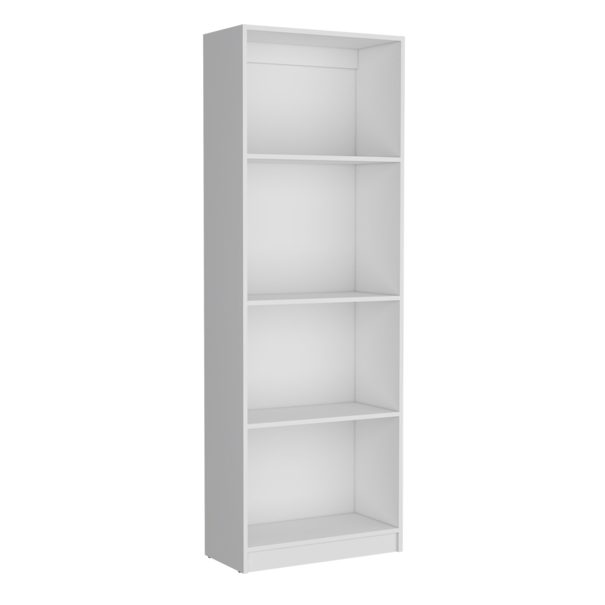 Picture of HomeRoots 546633 71 in. White Ten Tier Oversized Set Bookcase with Two Doors