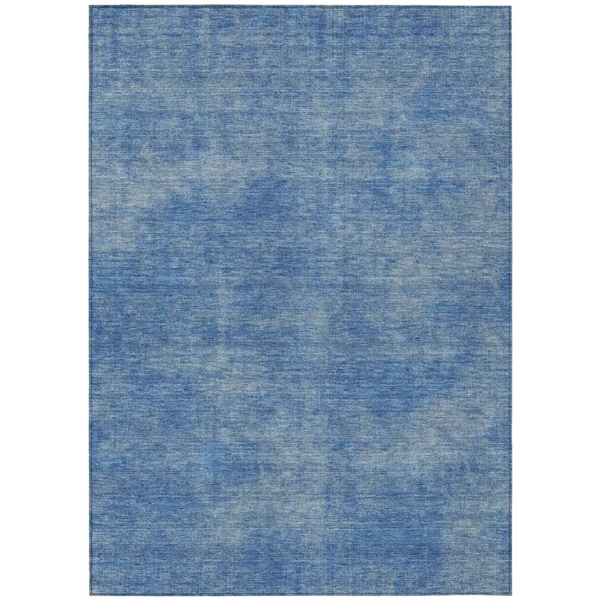 598807 5 x 8 ft. Blue Washable Indoor & Outdoor Rectangle Area Rug