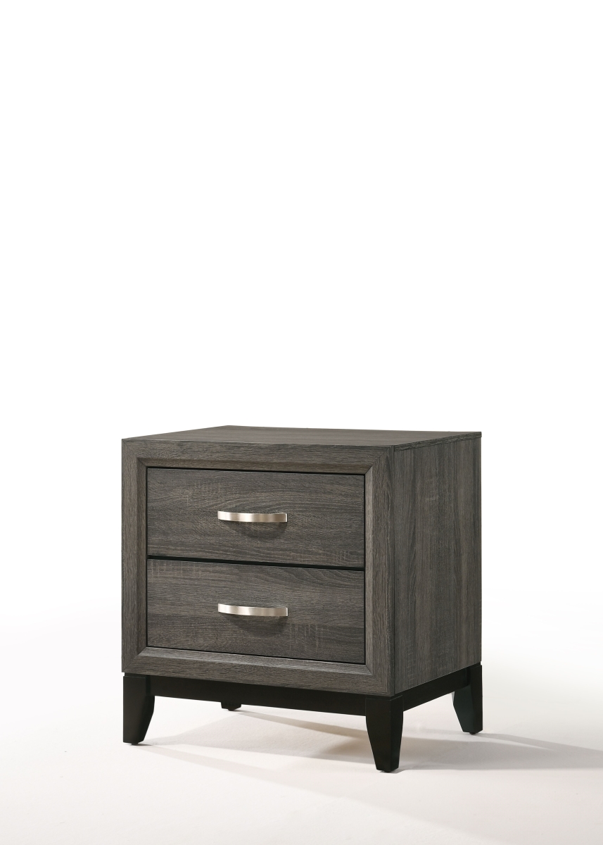 Nightstand in Weathered Gray