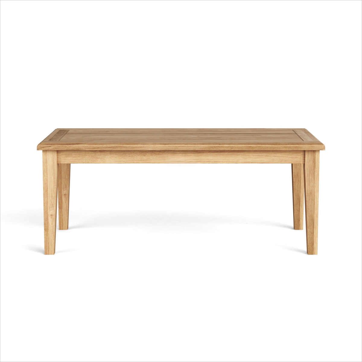 554931 47 in. Natural Solid Wood Outdoor Coffee Table