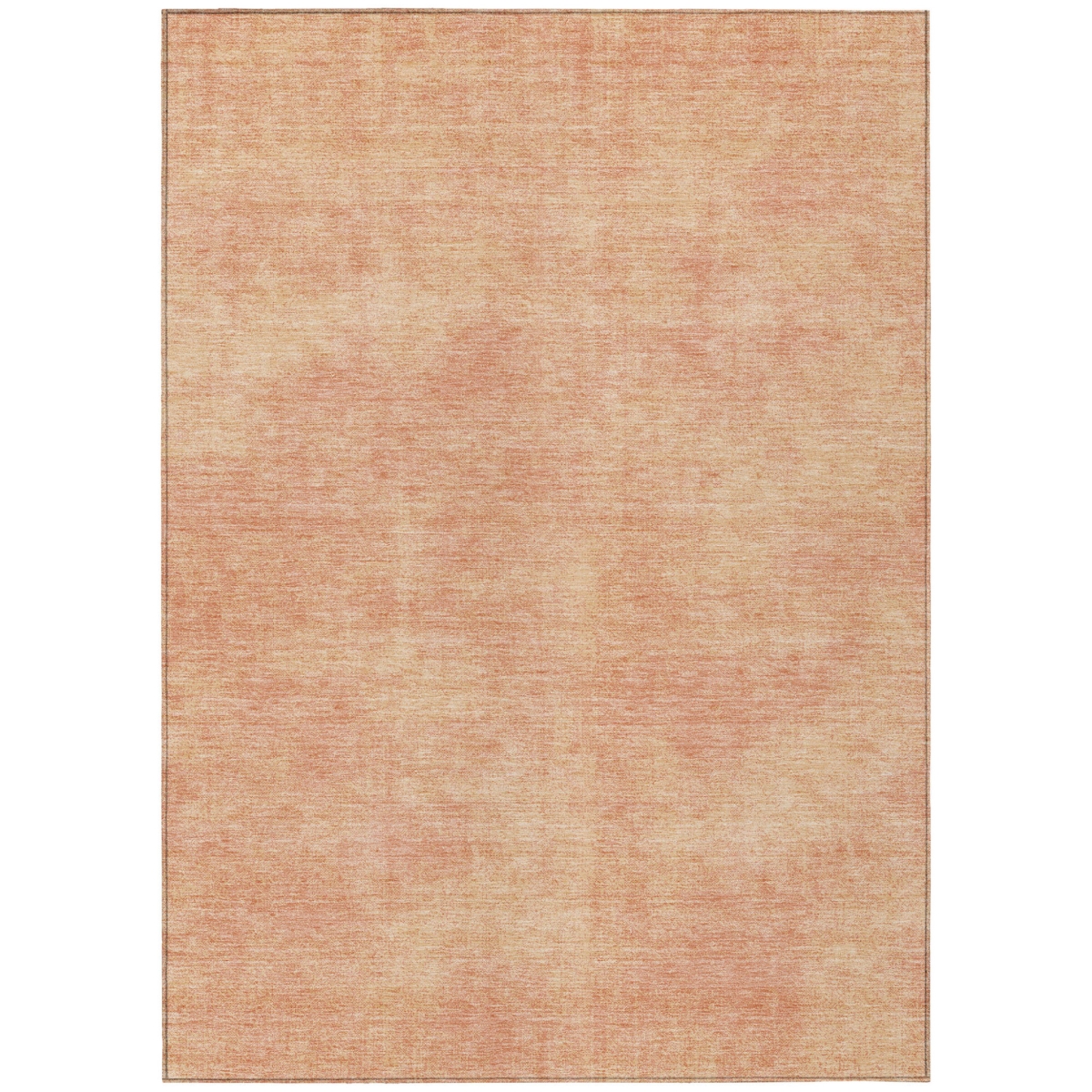 598837 5 x 8 ft. Peach Washable Indoor & Outdoor Rectangle Area Rug