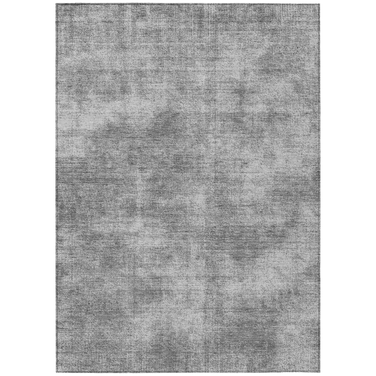 598824 3 x 5 ft. Gray Washable Indoor & Outdoor Rectangle Area Rug