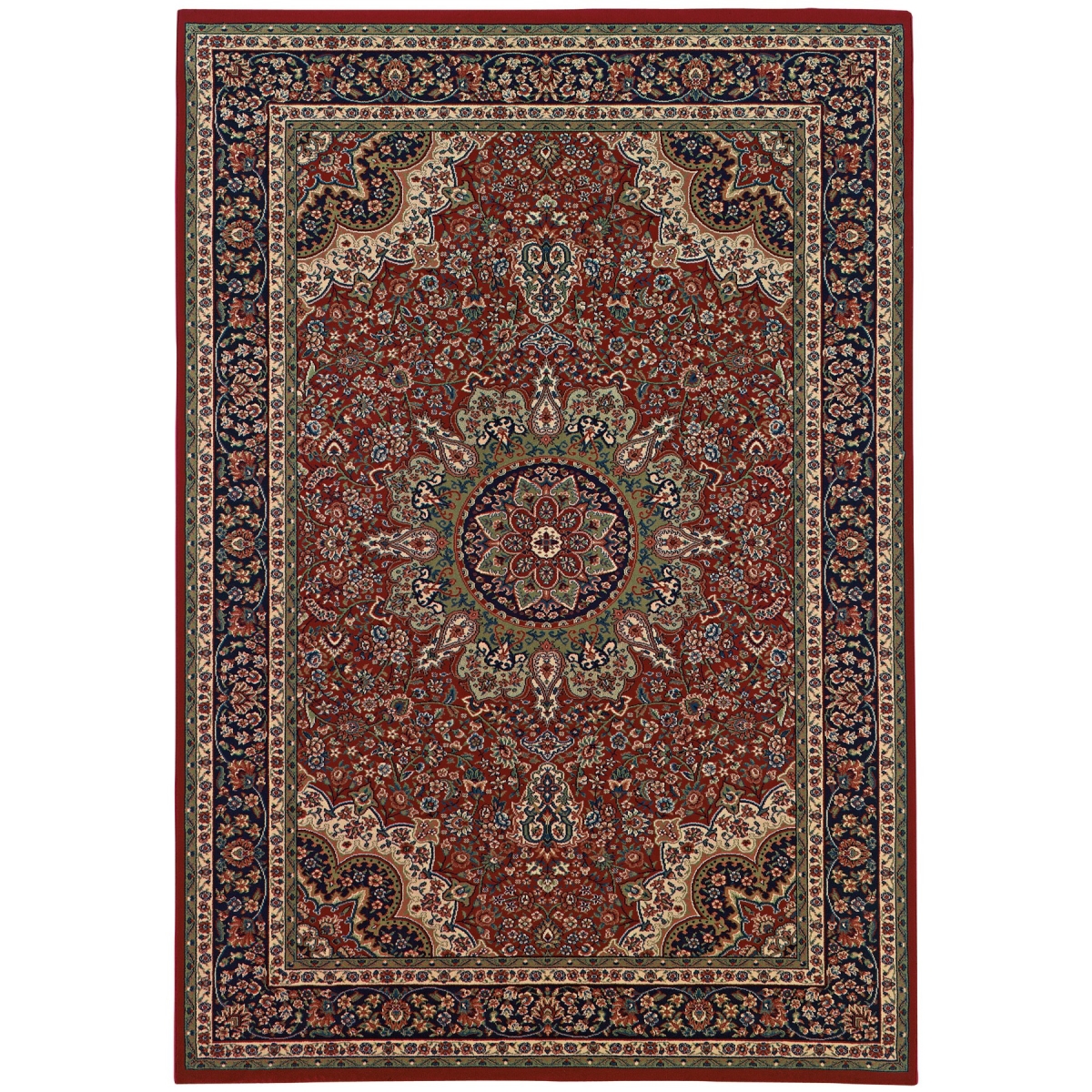 574307 7 x 10 ft. Red & Blue Oriental Rectangle Area Rug