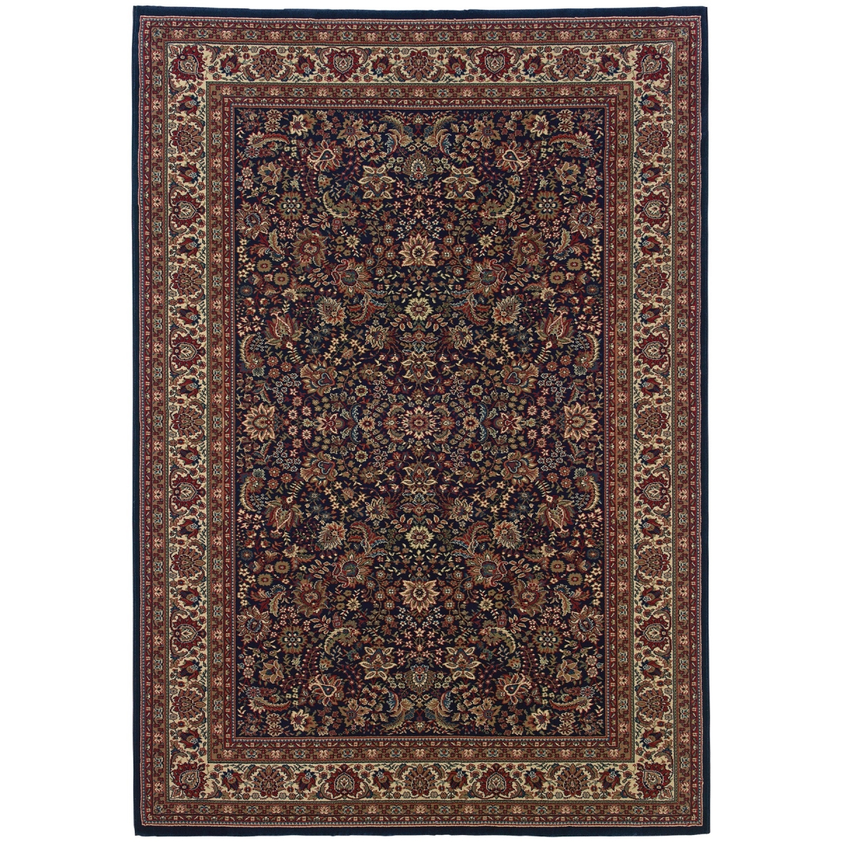574298 7 x 10 ft. Blue & Red Oriental Rectangle Area Rug