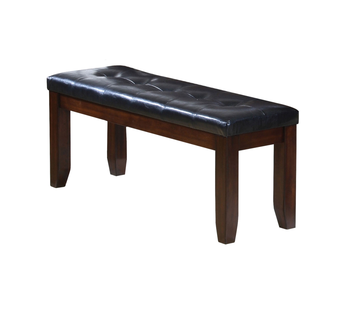 Picture of Home Roots 286541 Elegant Bench&#44; Black & Cherry