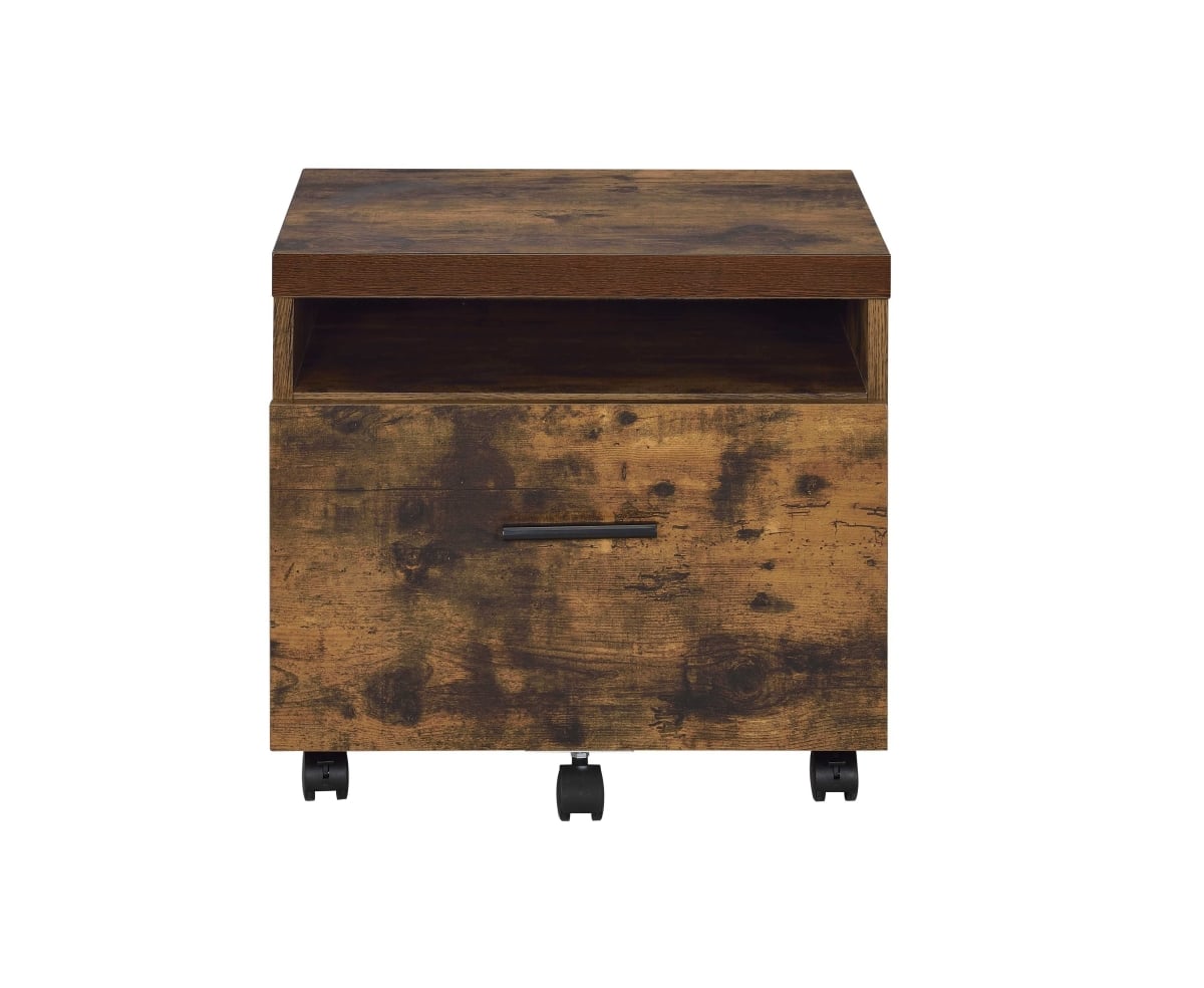 File Cabinet In Weathered Oak
