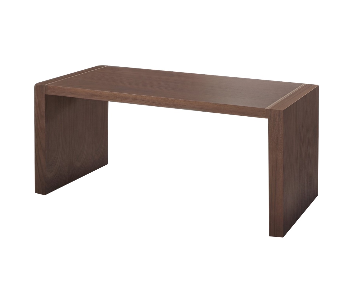 554201 62 in. Brown Wood Computer Desk