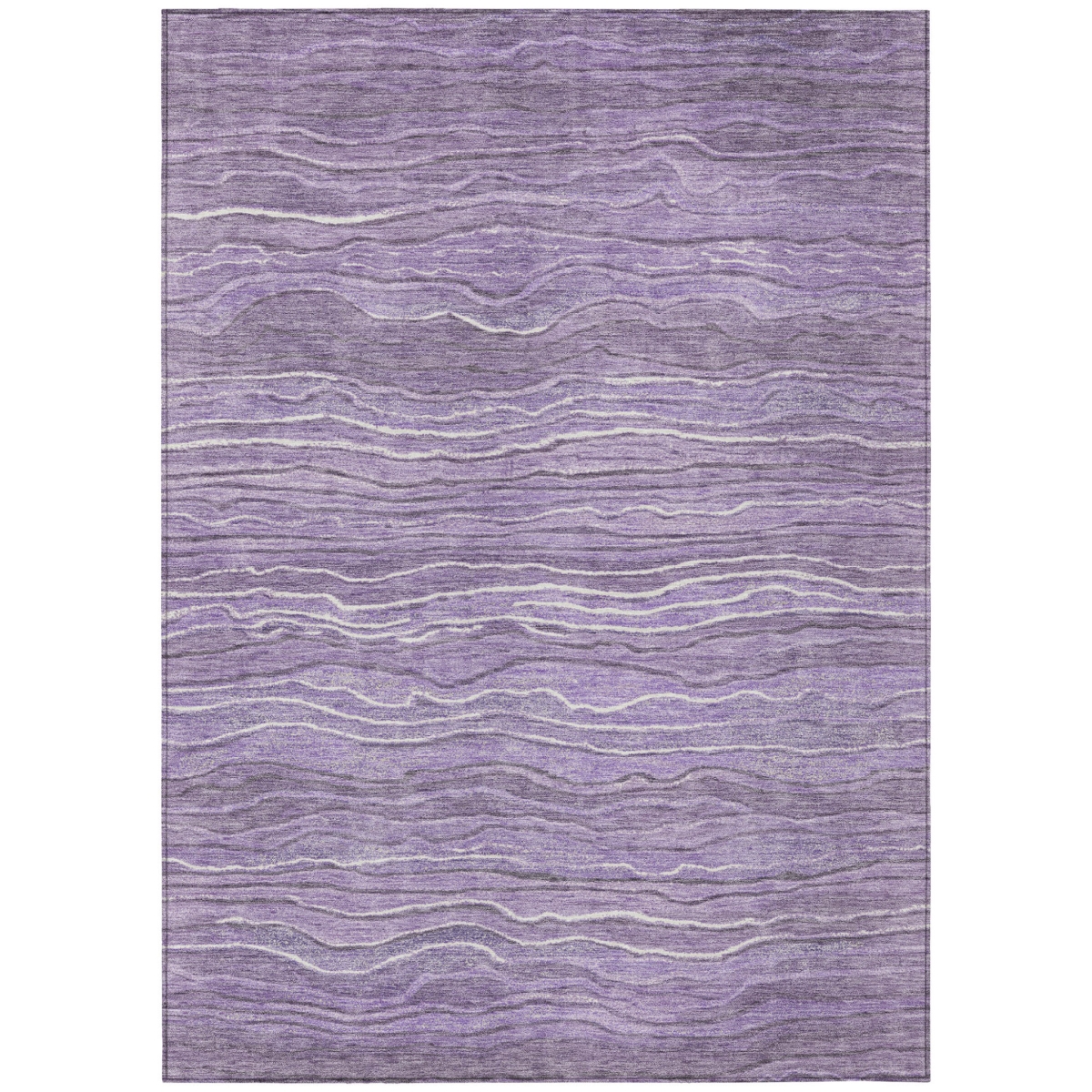 618290 9 x 12 ft. Purple & Lavender Abstract Washable Indoor & Outdoor Rectangle Area Rug