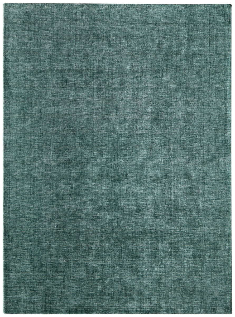 617058 5 x 8 ft. Green & White Hand Woven Rectangle Area Rug