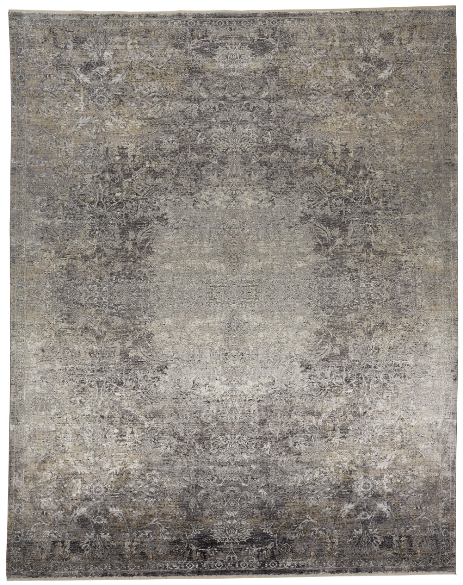 566339 4 x 5 ft. Gray Oriental Distressed Rectangle Area Rug