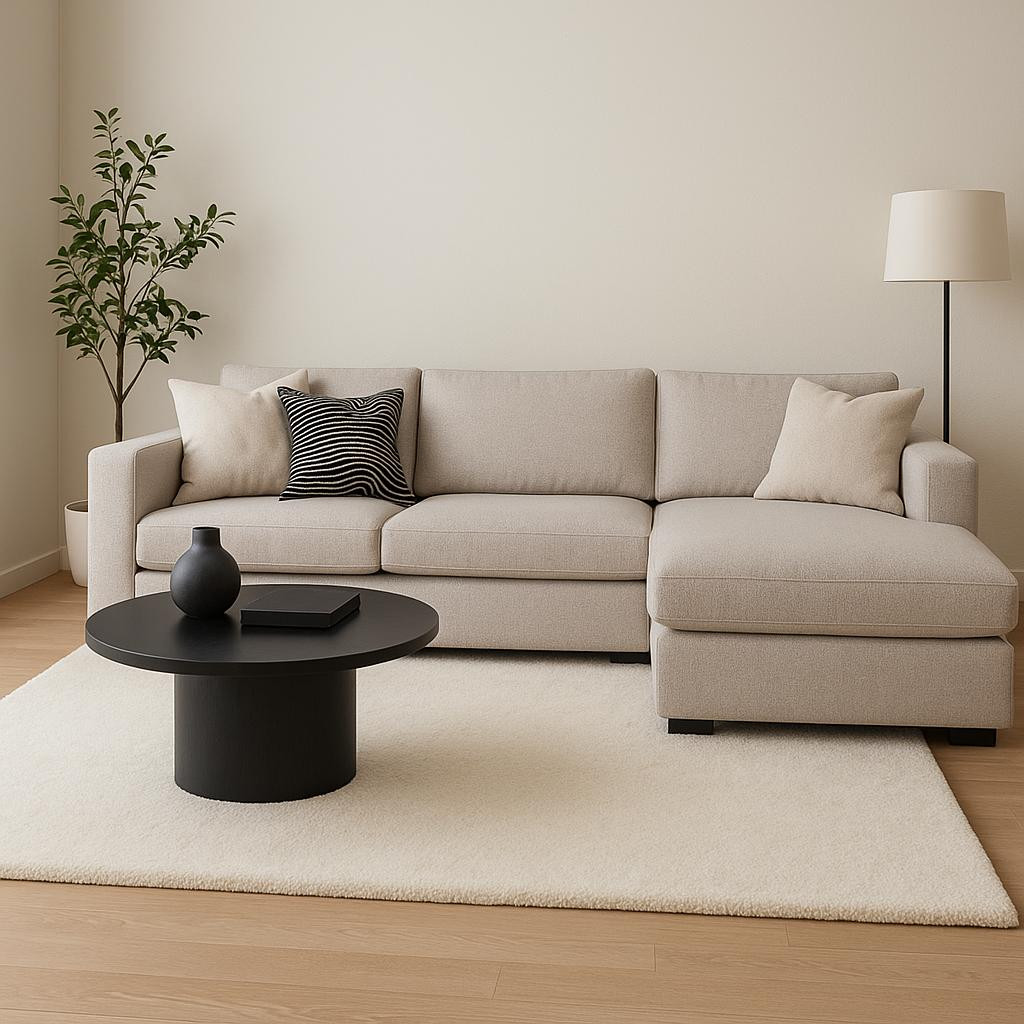 533575 8 x 10 ft. Ivory Shag Rectangle Area Rug