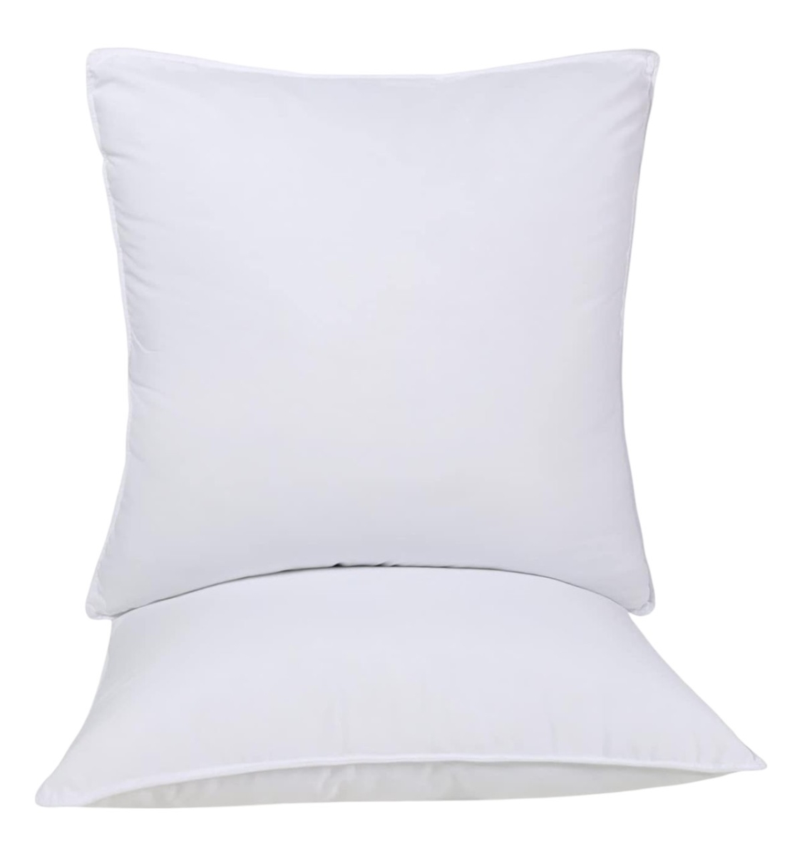 526448 Microfiber Down Alternative Medium Hypoallergenic European Size Bed Pillows - Set of 2