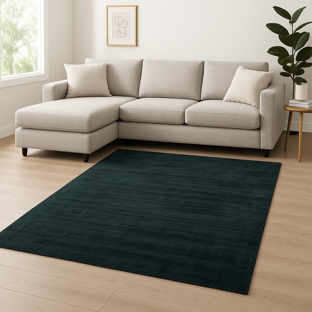 570222 9 x 12 ft. Charcoal & Black Abstract Hand Woven Area Rug