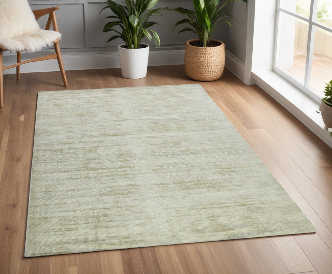 570237 4 x 6 ft. Sand & Ivory Abstract Hand Woven Rectangle Area Rug