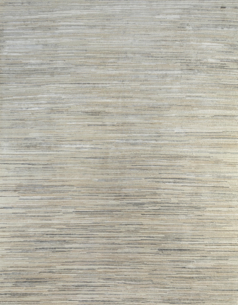 569474 8 x 10 ft. Beige Abstract Hand Knotted Rectangle Area Rug