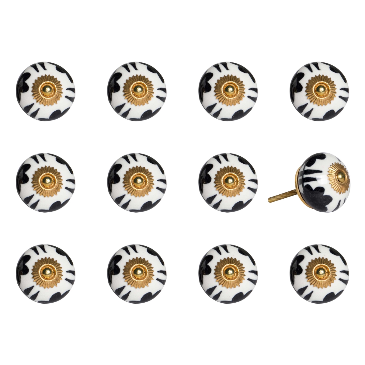 K000011 Knob It - Blue, Yellow & Black - Pack of 12