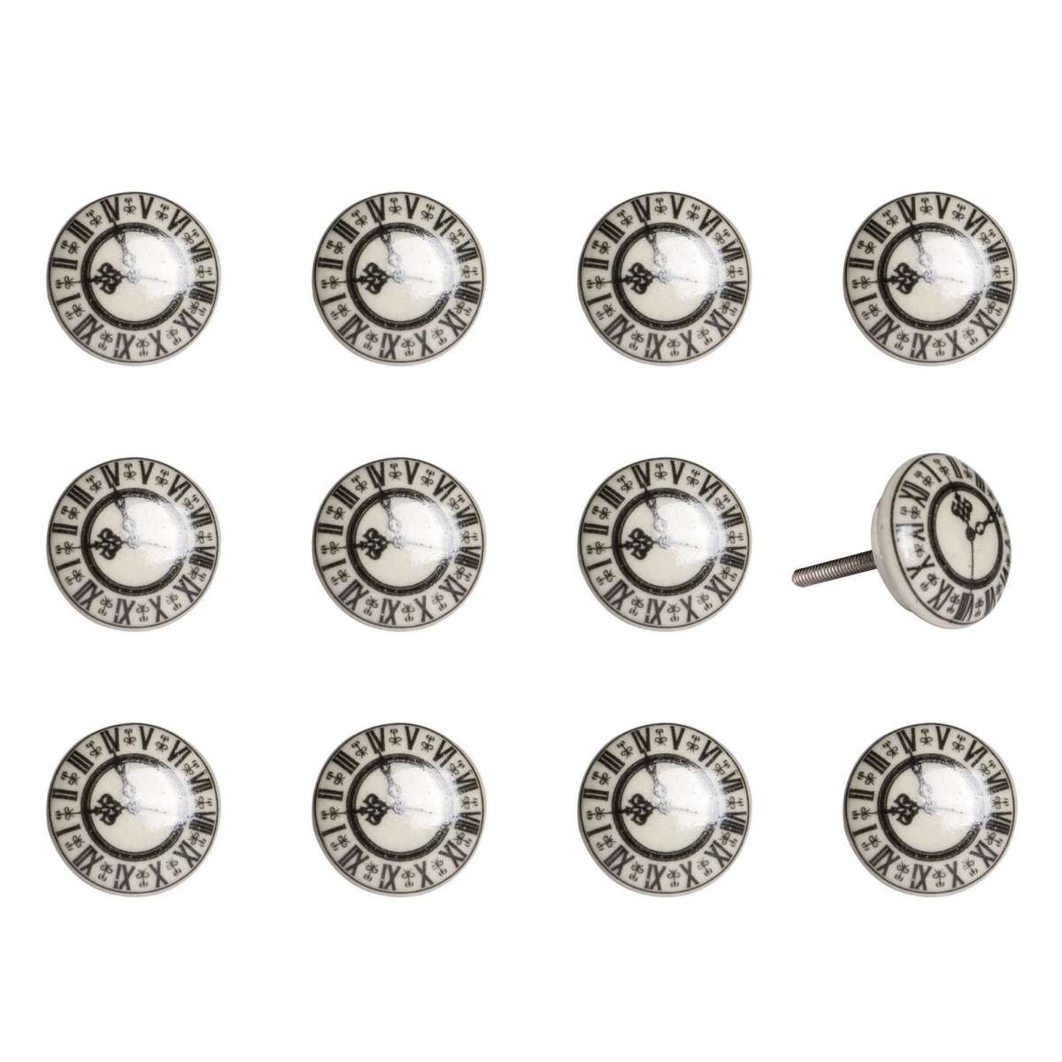 K000027 Knob It - Cream, Black & Gray - Pack of 12