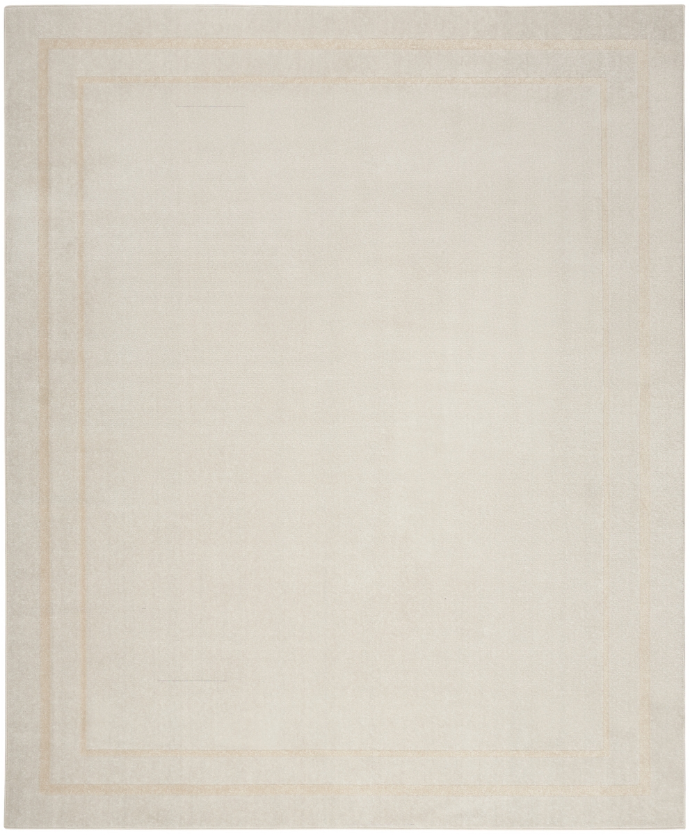 573055 7 x 10 ft. Ivory & Gold Indoor & Outdoor Rectangle Area Rug