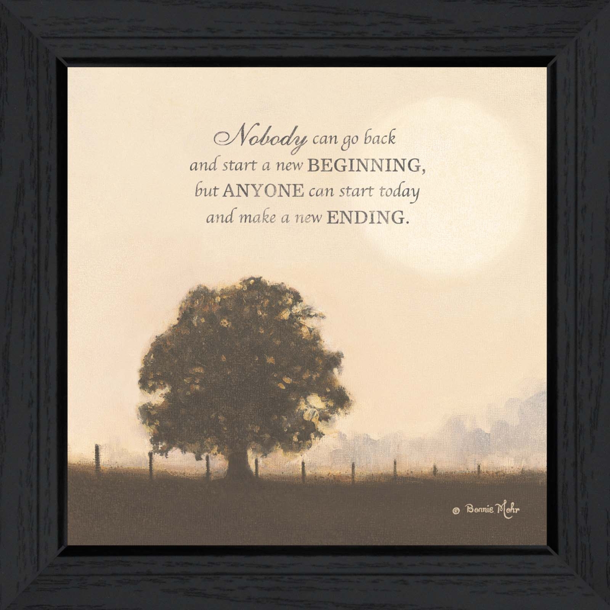 404823 Ending Black Framed Print Wall Art