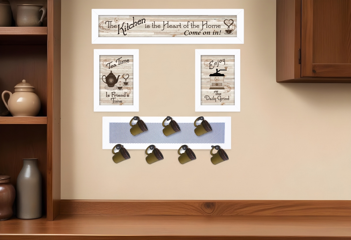 405961 10 x 32 x 3 in. Rectangle Paper Wall Art - Set of 4