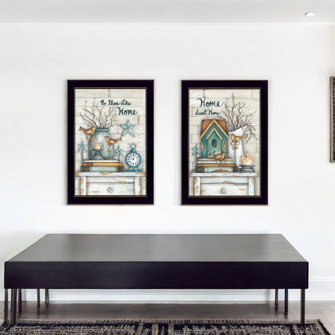 405794 20 x 28 x 1.5 in. Rectangle Paper Wall Art - Set of 2