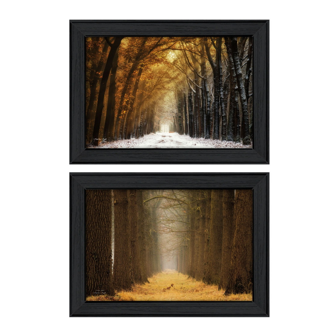 405814 Rectangle Paper Not Flowers Forest Wall Art - Set of 2