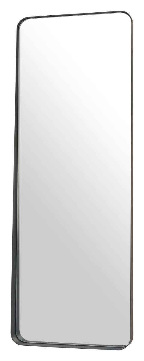 565005 66 in. Black Steel Framed Full Length Mirror