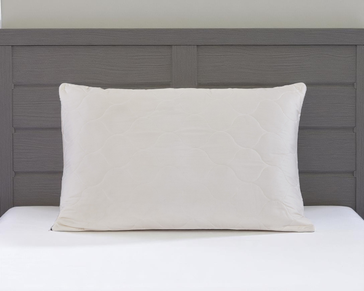 551574 Cotton Wool Hypoallergenic Standard Size Bed Pillow
