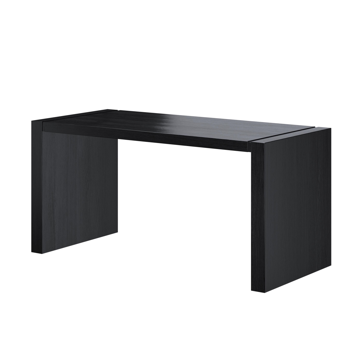 554199 30 x 62 x 28 in. Espresso Wood U Shape Computer Desk
