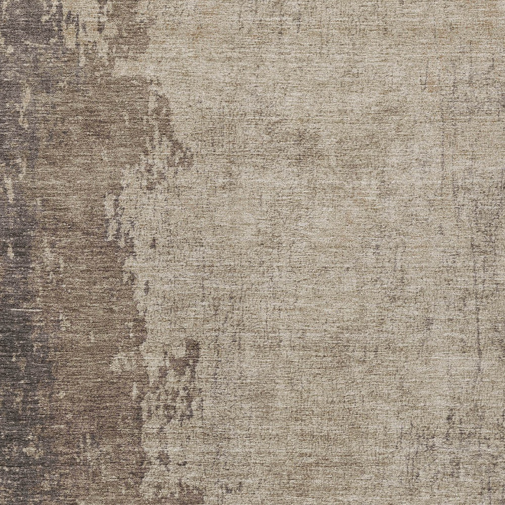 625575 9 x 12 ft. Taupe & Beige Abstract Washable Transitional Indoor & Outdoor Rectangle Area Rug
