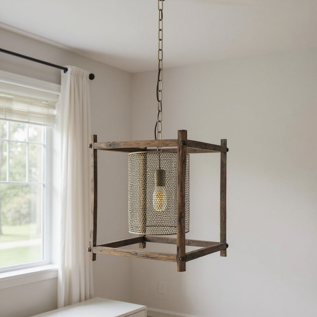 611611 18.25 x 16 x 16 in. Gold Single Metal Dimmable Ceiling Light with Gold Shades