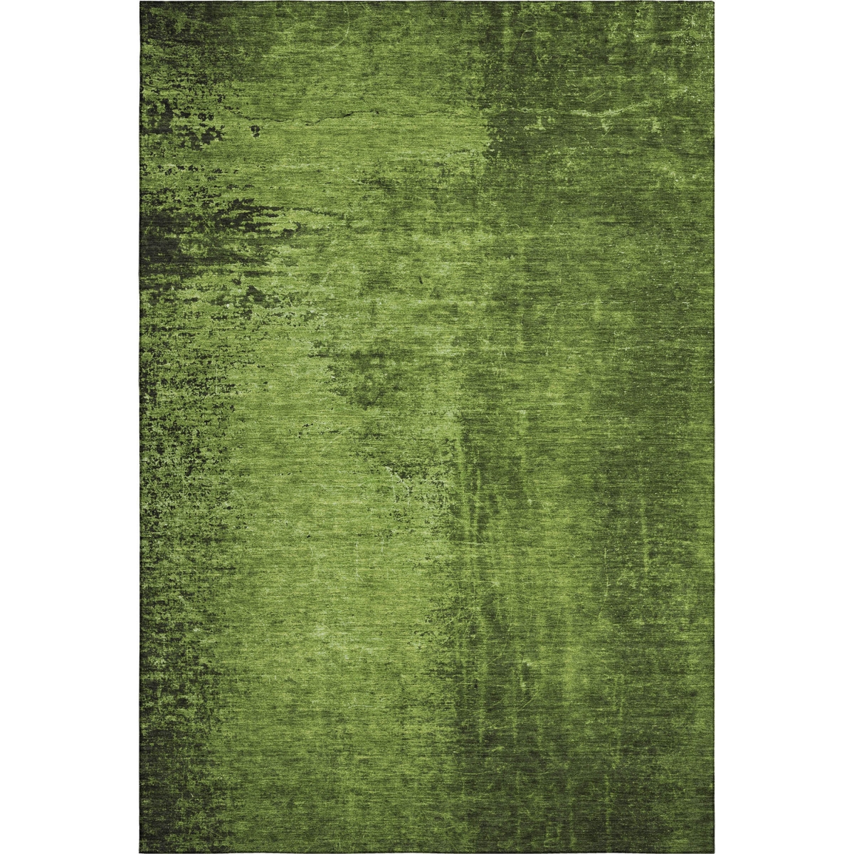 648812 8 x 10 ft. Green & Gray Abstract Transitional Washable Machine Made Rectangle Area Rug with UV Protection