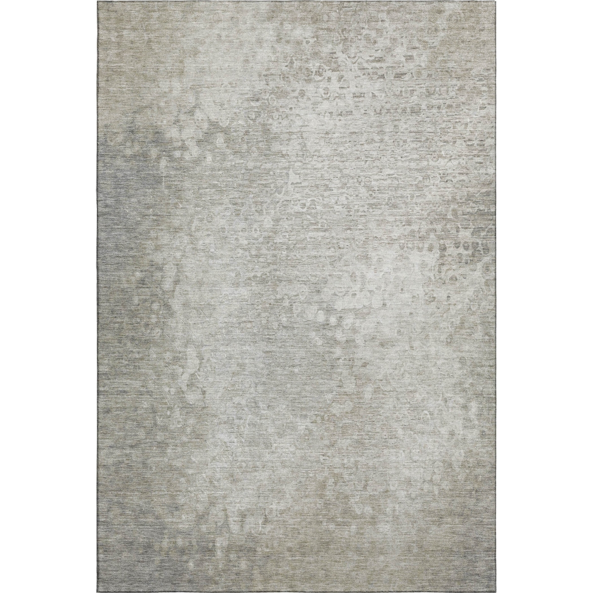 649528 10 x 14 ft. Beige & Ivory Abstract Transitional Washable Machine Made Rectangle Area Rug with UV Protection