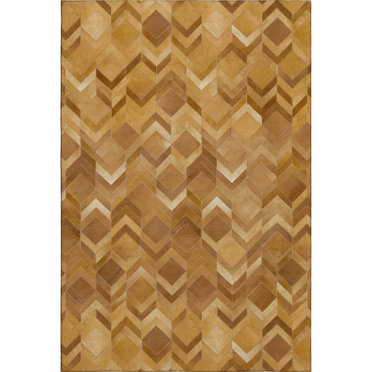 644694 10 x 14 ft. Brown, Ivory & Beige Geometric Lodge Washable Machine Made Rectangle Area Rug with UV Protection