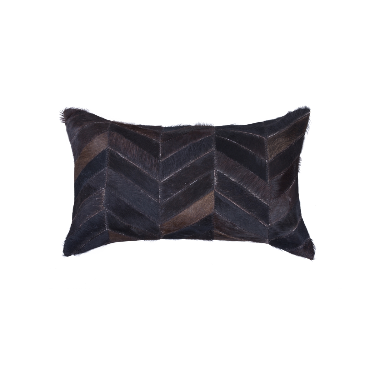 12 x 20 in. Chevron Pillow, Choclate