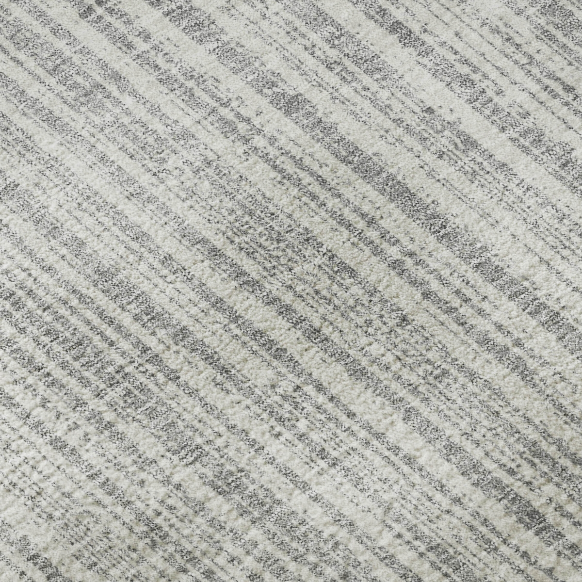 663818 5 x 8 ft. Gray & Silver Striped Transitional Washable Machine Made Rectangle Area Rug with UV Protection