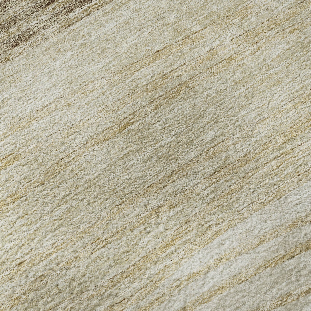 662083 8 x 10 ft. Beige & Brown Striped Washable Machine Made Rectangle Area Rug with UV Protection