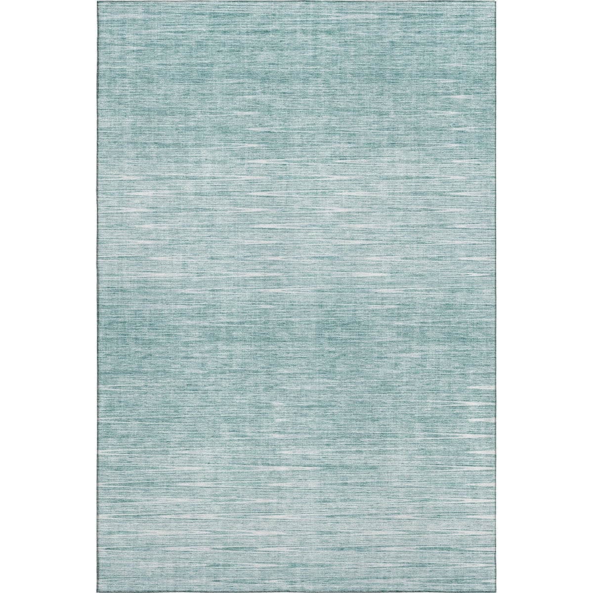 665751 8 x 10 ft. Aqua & Teal Abstract Transitional Washable Machine Made Rectangle Area Rug with UV Protection