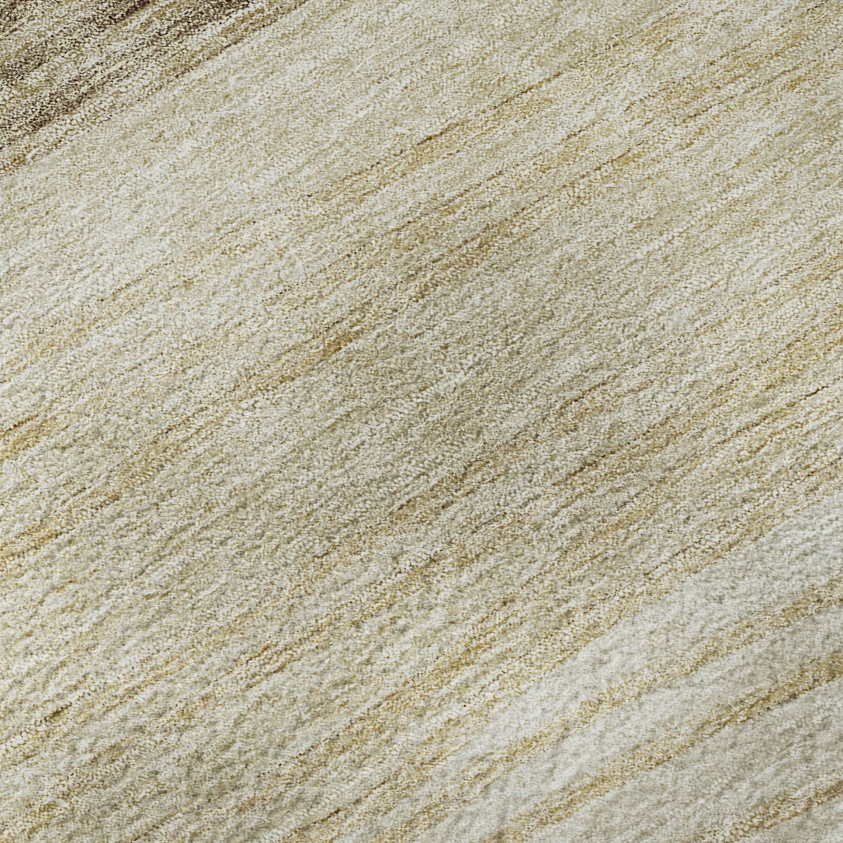 662085 10 x 14 ft. Beige & Brown Striped Washable Machine Made Rectangle Area Rug with UV Protection